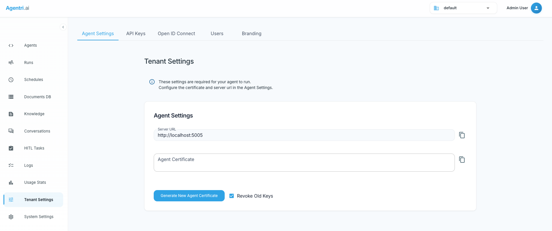 Xians API Key Location